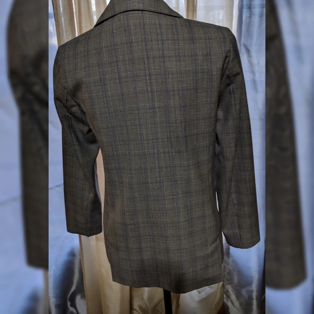 Vintage Pendleton 100% Virgin Wool Plaid Blazer - Picture 3 of 7